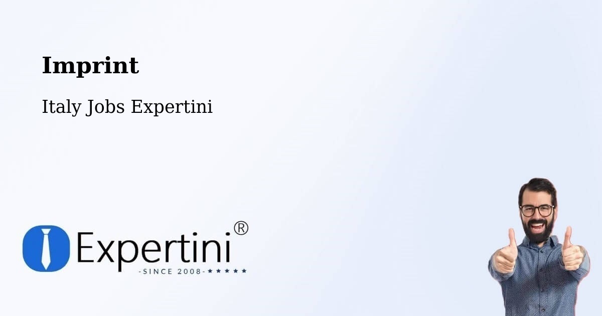 Imprint – Abano Terme - Italy Jobs Expertini