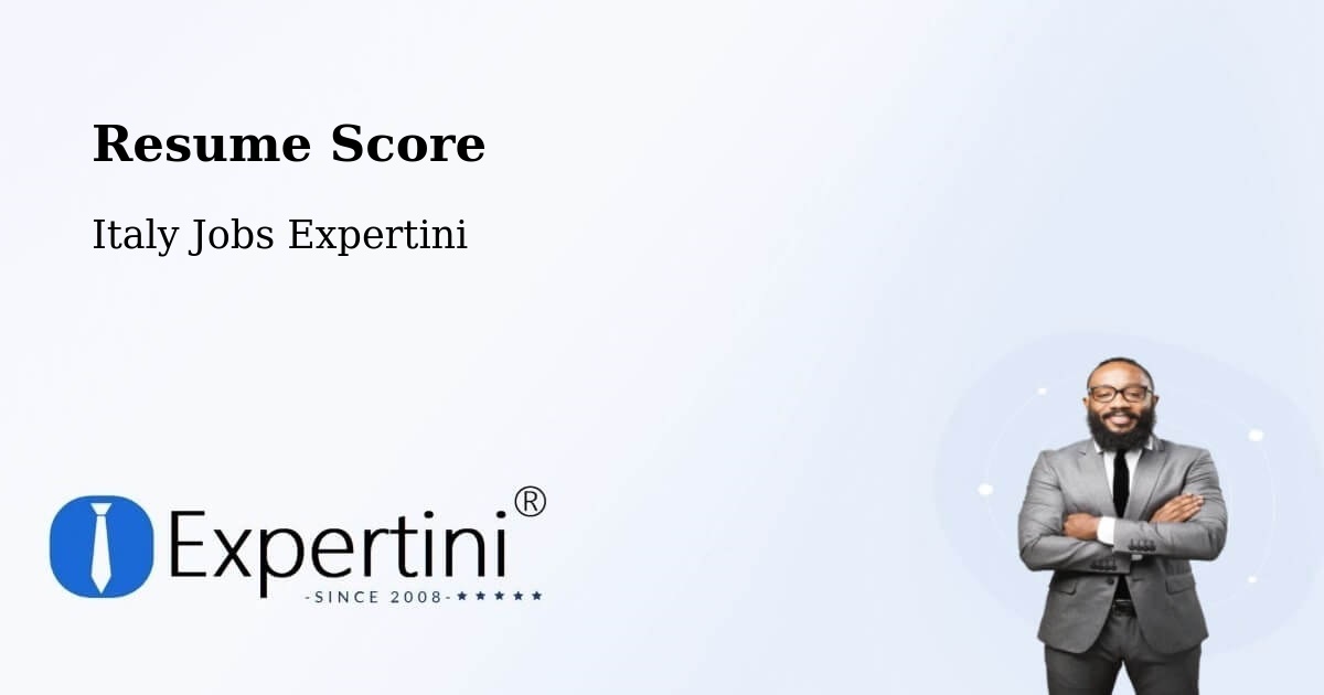 Resume Score & Job Description Match Tool – Abano Terme - Italy Jobs Expertini